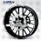 BMW Motorsport HP4 Wheel decals stickers rim stripes 12 pcs. S1000RR (Compatible Product)