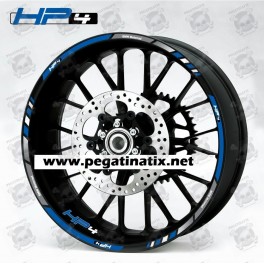 BMW Motorsport HP4 Wheel decals stickers rim stripes S1000RR Blue