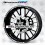BMW S1000RR wheel decals rim stickers stripes 12 pcs. Laminated HP4 Motorsport (Compatible Product)