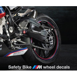 BMW S1000RR MotoGP Safety bike wheel stickers rim stripes 16 pcs. HP4