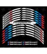 BMW Motorsport S1000XR Reflective wheel stickers rim stripes decals Motorrad s1000 XR