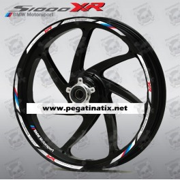 BMW Motorsport S1000XR wheel decals rim stripes S1000 XR stickers