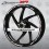 BMW Motorsport S1000XR wheel decals rim stripes S1000 XR stickers (Compatible Product)