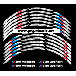 BMW Motorsport S1000XR Reflective wheel stickers rim stripes decals Motorrad s1000 XR