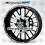 BMW S1000XR wheel decals stickers rim stripes 12 pcs. Laminated Motorsport (Compatible Product)