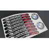 BMW S1000XR small Wheel decals rim stripes 8 pcs. r1000 xr Laminated