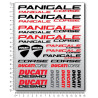 DUCATI Panigale 899 949 1199 1299 2 parts motorcycle stickers decal set Laminated 49 pcs.