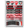 DUCATI Panigale 899 949 1199 1299 2 parts motorcycle stickers decal set Laminated 49 pcs.