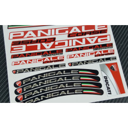DUCATI Panigale 899 949 1199 1299 2 parts motorcycle stickers decal set Laminated 49 pcs.