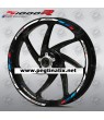 BMW S1000XR small Wheel decals rim stripes 8 pcs. r1000 xr Laminated