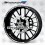 BMW S1000R wheel decals rim stripes 12 pcs. stickers Laminated S1000 R (Compatible Product)