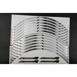 BMW S1000R wheel decals rim stripes 12 pcs. stickers Laminated S1000 R