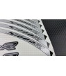 BMW S1000R wheel decals rim stripes 12 pcs. stickers Laminated S1000 R
