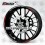 STICKERS BMW F-800R wheel rim stripes Red Grey (Compatible Product)