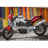 BMW F800R wheel decals stickers rim stripes Laminated f800 R Red Grey