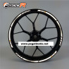 BMW F800R wheel decals stickers rim stripes 12 pcs. Laminated f800 R Blue