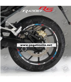 DECALS BMW Motorsport R-1200RS wheel rim stripes 12+4 pcs (Compatible Product)