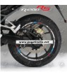 BMW Motorsport R1200RS wheel decals rim stickers stripes 12+4 pcs. R1200 RS