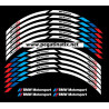 BMW Motorsport R1200S wheel decals rim stickers stripes 12+4 pcs. R1000 S