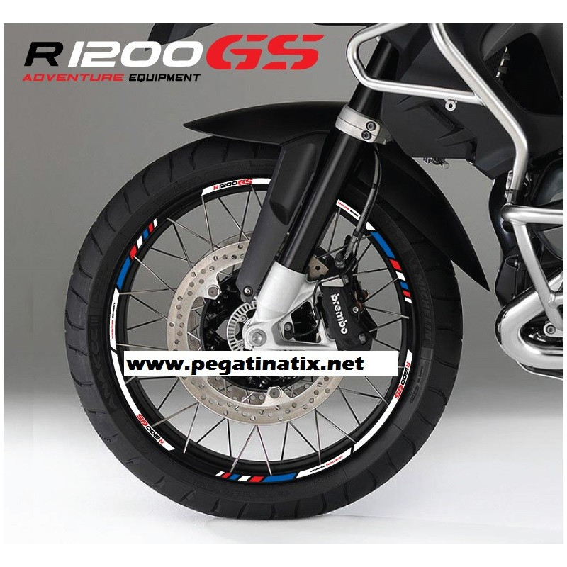 BMW F800GS Wheel decals stickers rim stripes f800 gs 19'' 17'' Yellow