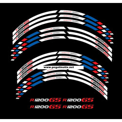 BMW F800GS Wheel decals stickers rim stripes f800 gs 19'' 17'' Yellow