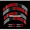 BMW R1200GS Adventure wheel decals stickers rim stripes r1200 GS 19'' 17'' Red