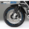 BMW R1200GS Adventure wheel decals stickers rim stripes r1200 GS 19'' 17'' Blue