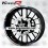 STICKERS BMW K-1300R wheel rim stripes 12 pc (Compatible Product)