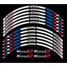 BMW K1300R wheel decals stickers rim stripes 12 pcs. Laminated K1300 R