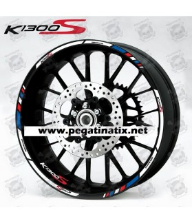 BMW K1300S wheel decals stickers rim stripes 12 pcs. Laminated K1300 S