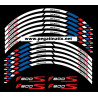 BMW F800S wheel decals stickers rim stripes 12 pcs. Laminated f800 S