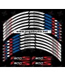 BMW F800S wheel decals stickers rim stripes 12 pcs. Laminated f800 S