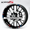 BMW K1200S wheel decals stickers rim stripes 12 pcs. Laminated K1200 S