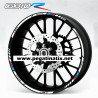 BMW G310R wheel decals stickers rim stripes 12 pcs. Laminated G310 R Motorsport
