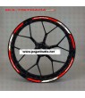 Ducati Multistrada Reflective wheel stickers decals rim stripes 1100 1200 Pikes Peak