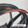 Ducati Multistrada Reflective wheel stickers decals rim stripes 1100 1200 Pikes Peak