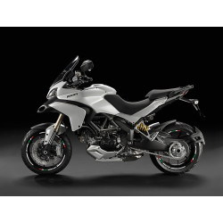 Ducati Multistrada wheel decals stickers rim stripes 1200s Laminated White