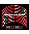 Ducati Hypermotard wheel decals stickers rim stripes 796 821 949 1100