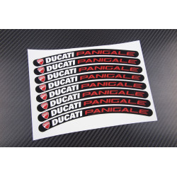 DUCATI PANIGALE small Wheel decals rim stripes 8 pcs. Laminated
