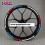 Honda Racing HRC Reflective wheel stickers decals rim stripes CBR 600RR 1000RR (Compatible Product)