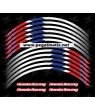 Honda Racing HRC Reflective wheel stickers decals rim stripes Cbr Vfr CB500