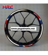 Honda Racing HRC Reflective wheel stickers decals rim stripes Cbr Vfr CB500