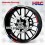 Honda Racing HRC Wheel decals rim stripes 12 pcs. stickers CB CBR VFR (Compatible Product)