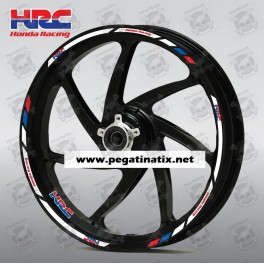 Honda Racing HRC wheel decals rim stripes 12 pcs. stickers cbr 600RR 1000RR