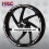 Honda Racing HRC wheel decals rim stripes 12 pcs. stickers cbr 600RR 1000RR (Compatible Product)