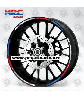 Honda Racing HRC wheel stickers cbr decals rim stripes CBR1000RR (Compatible Product)