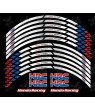 Honda Racing HRC wheel stickers cbr decals rim stripes CBR1000RR
