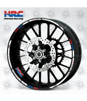 Honda Racing HRC wheel stickers cbr decals rim stripes CBR1000RR