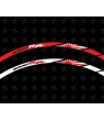 CBR 1000 RR Japan flag Wheel decals rim stripes 16 pcs. Laminated full color