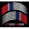 Honda CB wheel decals rim stripes stickers CB500 CB600 Laminated